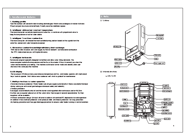 Газовая колонка с закрытой камерой сгорания Ariston Marco Polo Gi7S 11L FFI